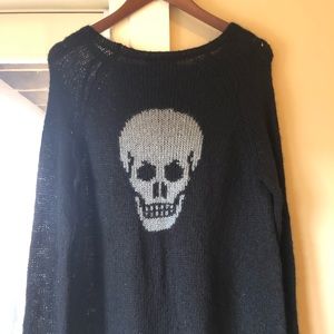 Wooden Ships oversized skull sweater
